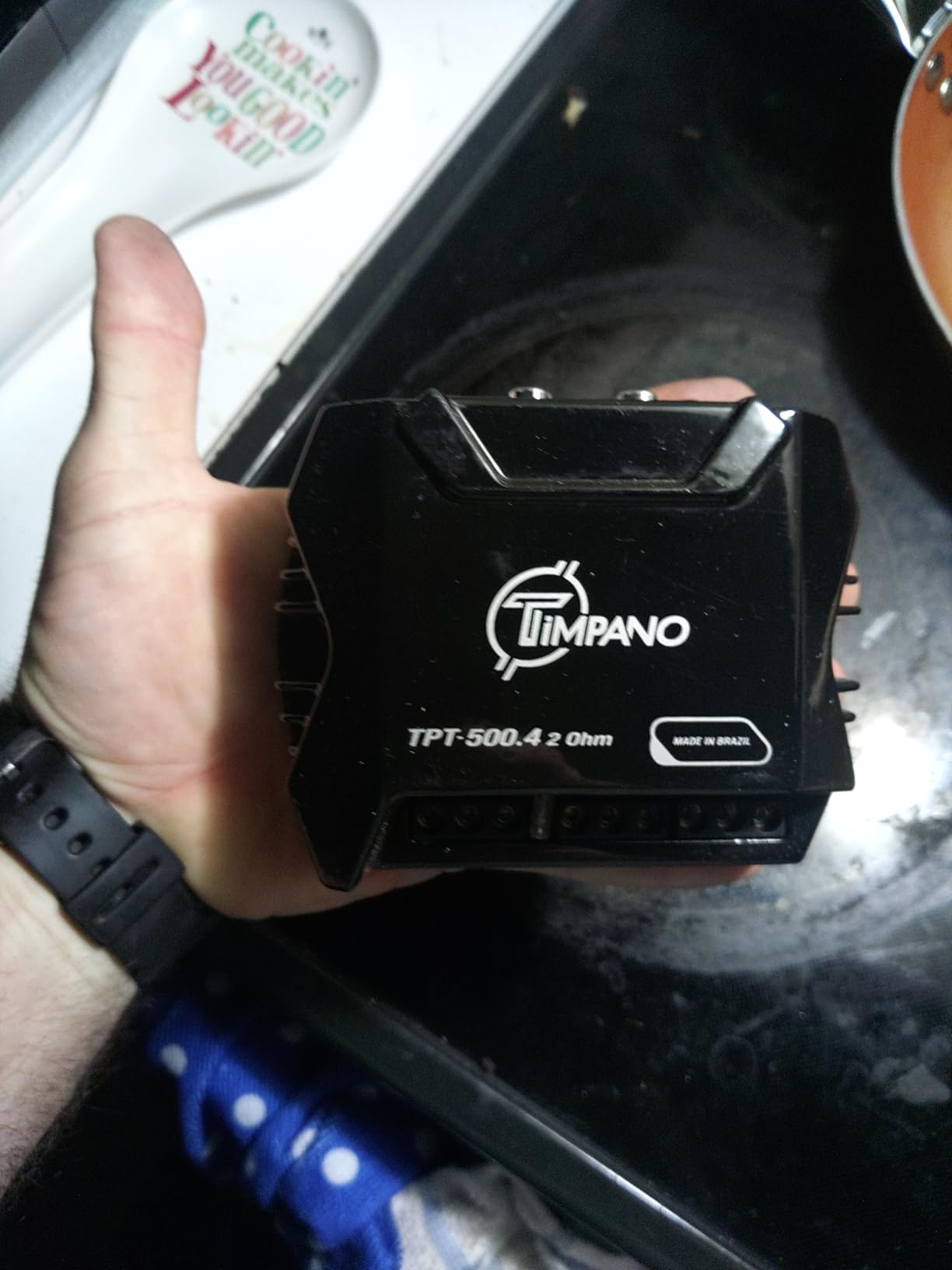 Timpano 4 Channel Amplifier Car Audio 4 x 125 Watts 2 Ohm, TPT-500.4 2 Ohm Small Mini Stereo Amp 12 Volts Full Range Class D - Bridgeable Car Amplifier customer photo 2