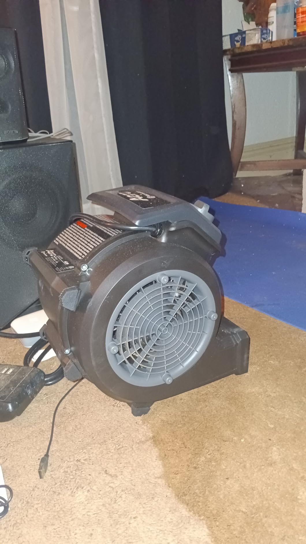 Vacmaster 3 Speed Floor Fan 156W 550CFM Air Mover Utility Blower Fan - AM201 1101 customer photo 1