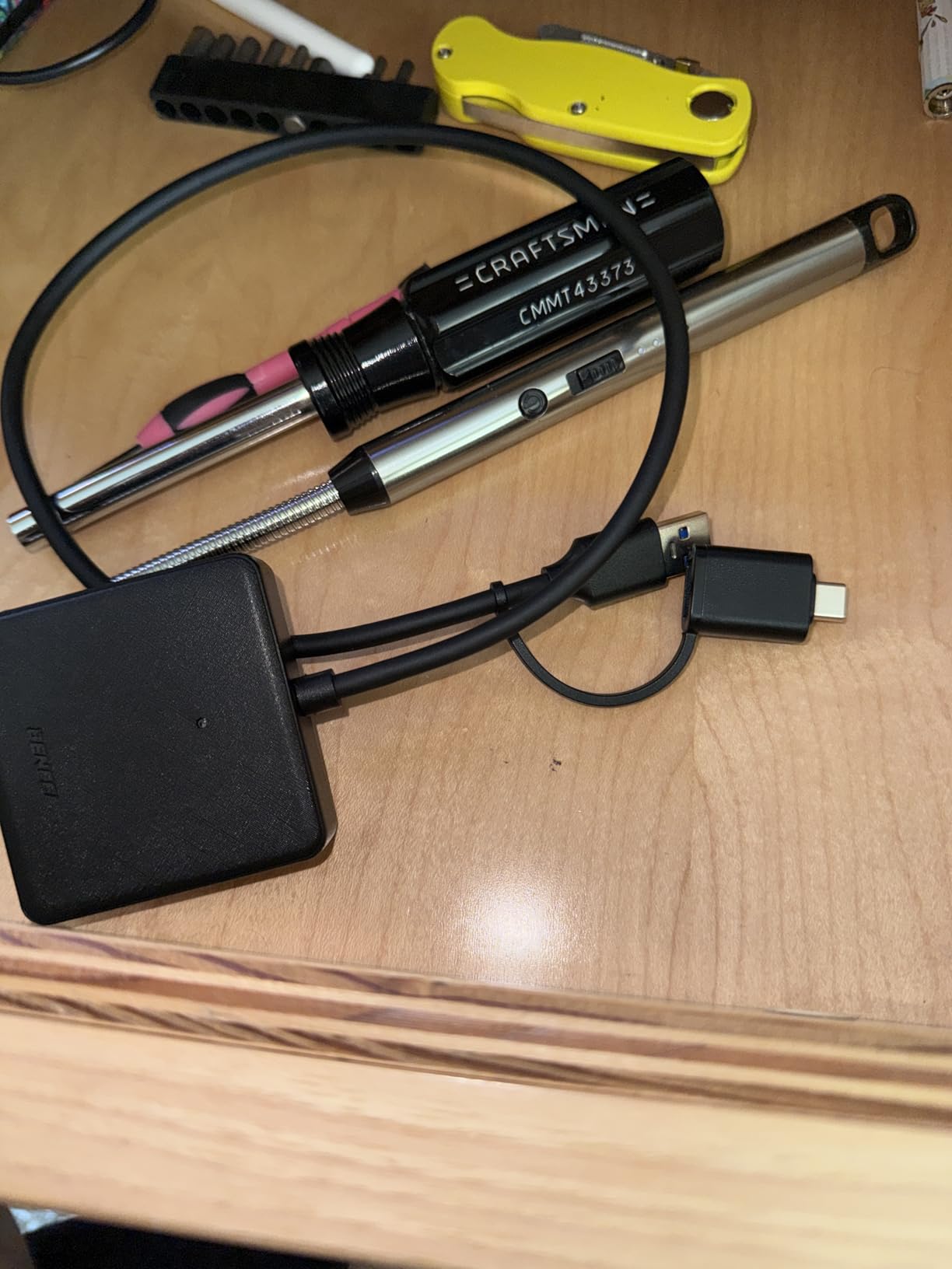 Memory Card Reader, BENFEI 4in1 USB 3.0 and USB-C to SD Micro SD MS CF Card Reader Adapter, 4 Cards Simultaneously Read and Write customer photo 2