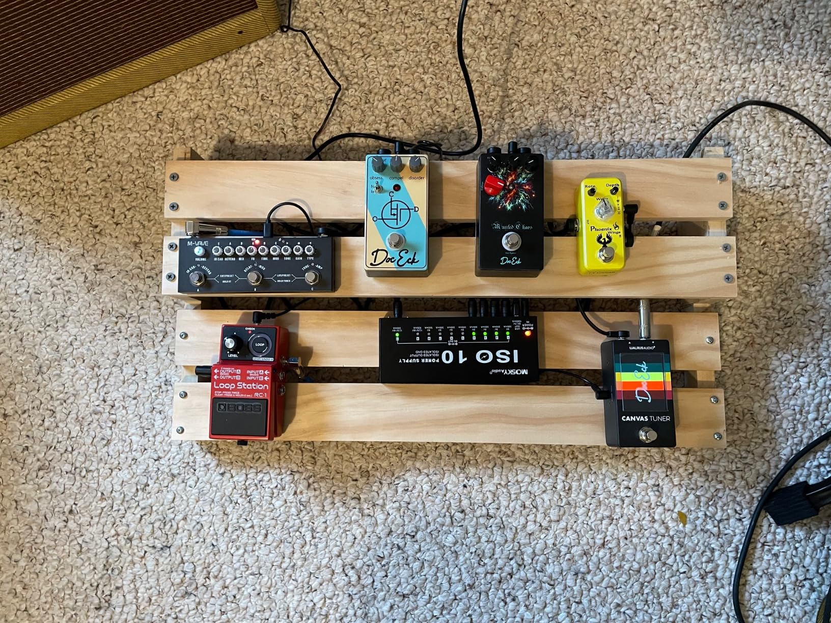Mosky Guitar Pedal Power Supply 10 Isolated DC Output, 9V 12V 18V 300mA 500mA with USB Port customer photo 1