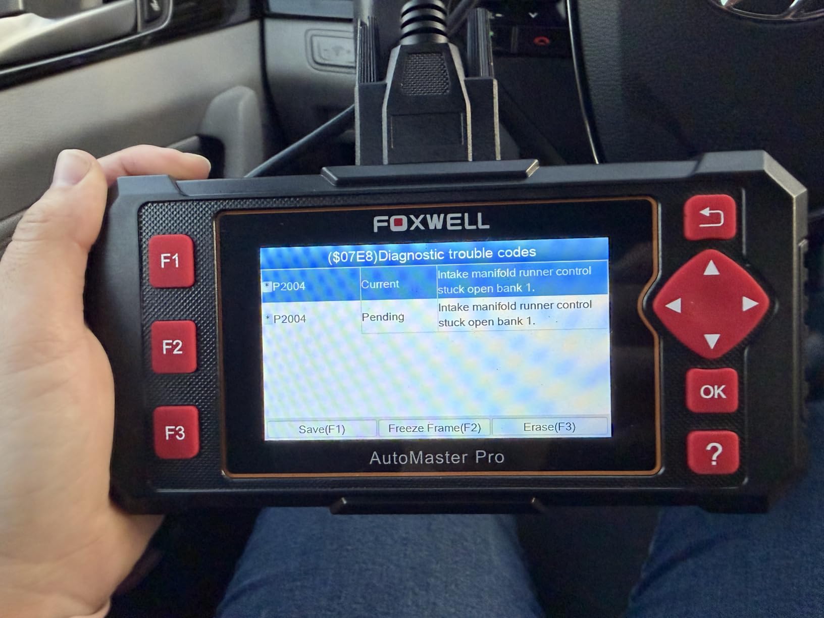 FOXWELL Car Scanner NT604 Elite OBD2 Scanner ABS SRS Transmission, Check Engine Code Reader customer photo 2