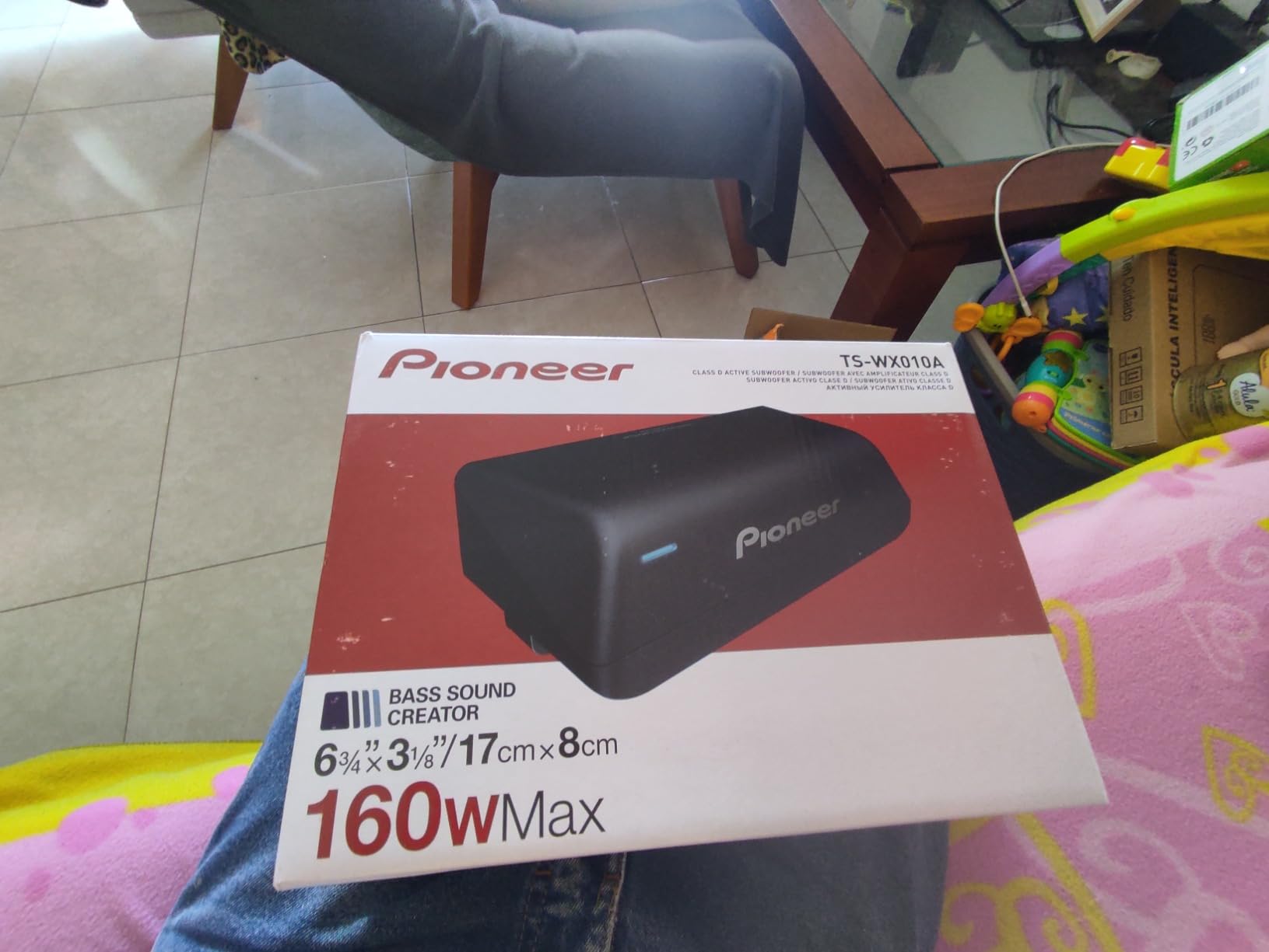 PIONEER TS-WX010A Under-Seat Subwoofer - 160W Max, Built-in Amp customer photo 3