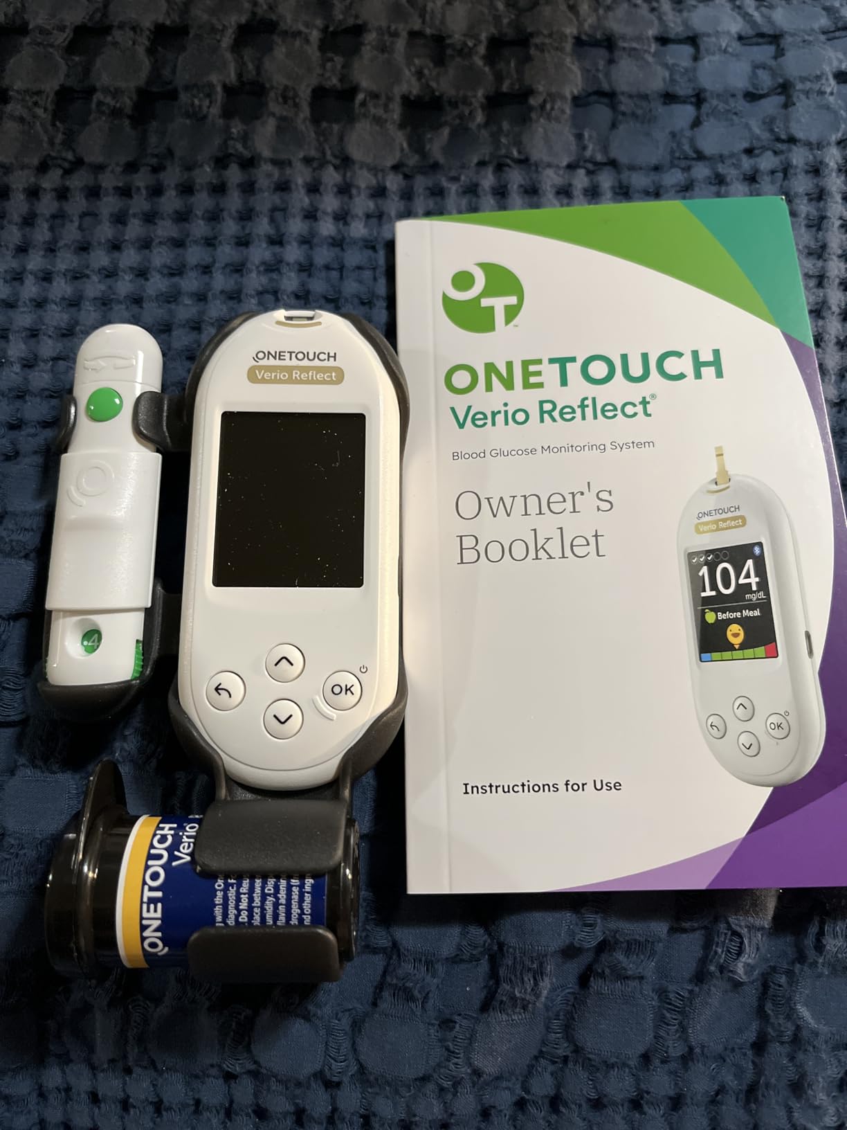OneTouch Verio Test Kit - Includes Verio Reflect Blood Glucose Meter, 30 Lancets, Lancing Device, & 30 Test Strips customer photo 2