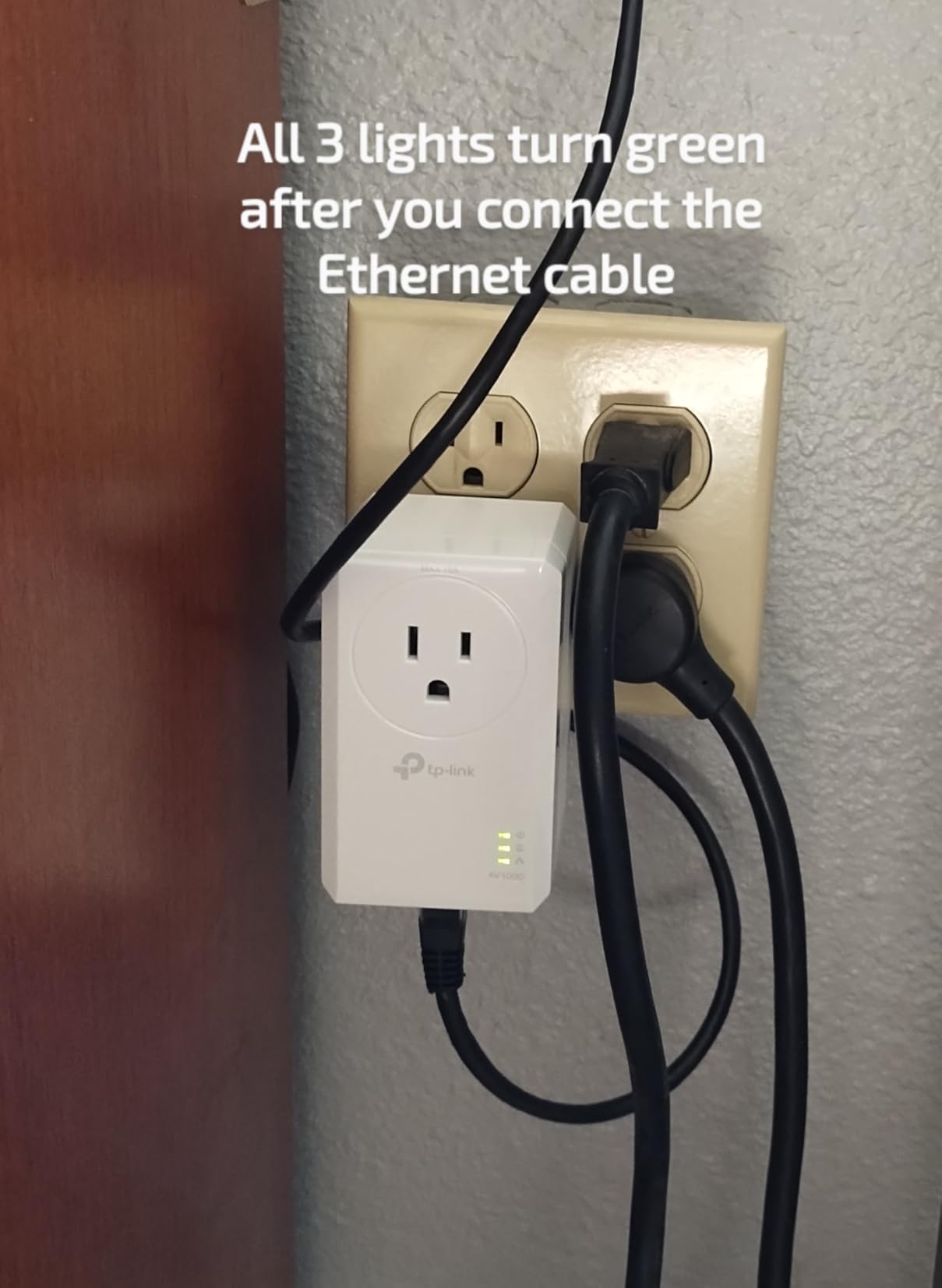 TP-Link AV1000 Powerline Ethernet Adapter - Nano Size, Gigabit Port, PlugPair&Play, Ethernet Over Power, Power Saving Mode, Network Adapter, Add-on Unit (TL-PA7017) customer photo 2