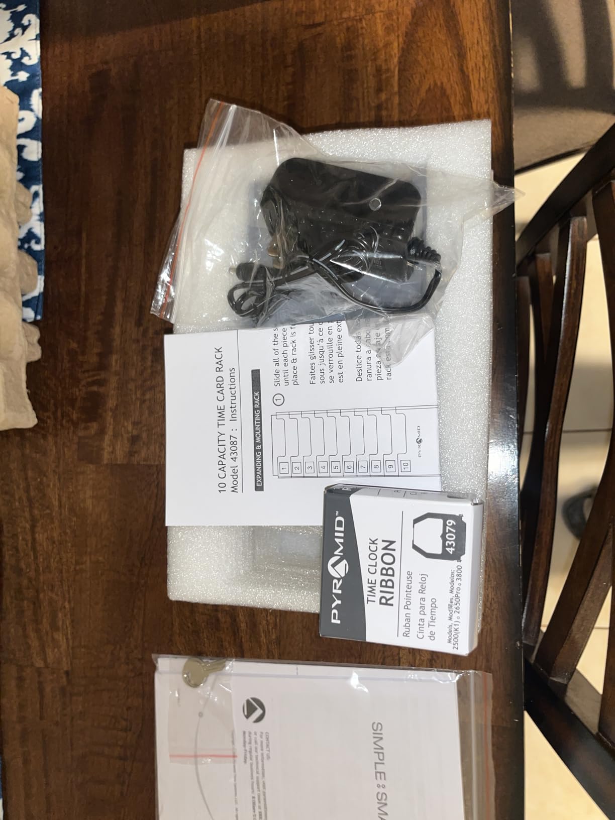 Pyramid Time Systems - 2500 Auto-Aligning Employee Time Clock Timekeeping Bundle [2500K1] for Small Business customer photo 1