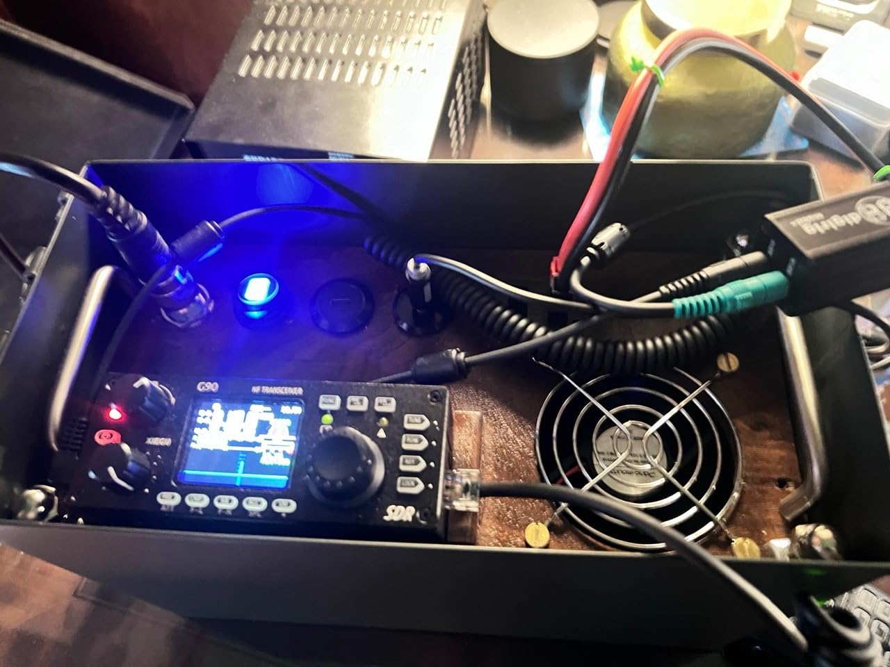 G90 HF Radio Transceiver 20W SSB/CW/AM/FM SDR Structure with Built-in Auto Antenna Tuner customer photo 2