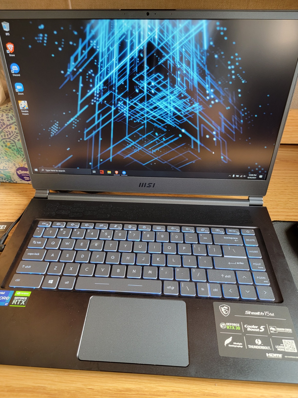 MSI Stealth 15M Gaming Laptop: 15.6