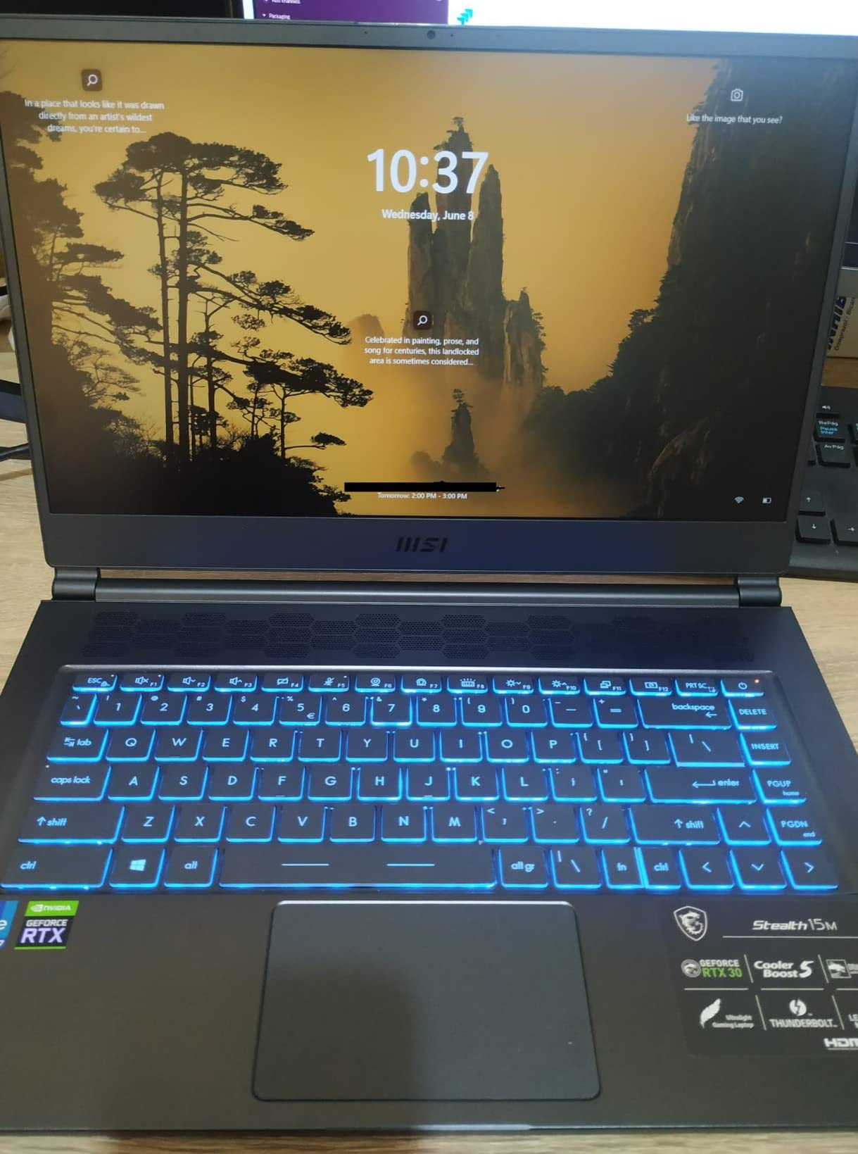 MSI Stealth 15M Gaming Laptop: 15.6