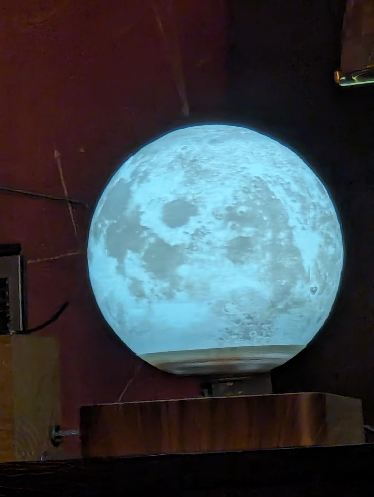 Levitating Moon Lamp, Magnetic Floating Moon Lamp Spinning Luna Night Light with 3 Color Modes, for Home Office Desk Decor, Bedroom Unique Lamps customer photo 2