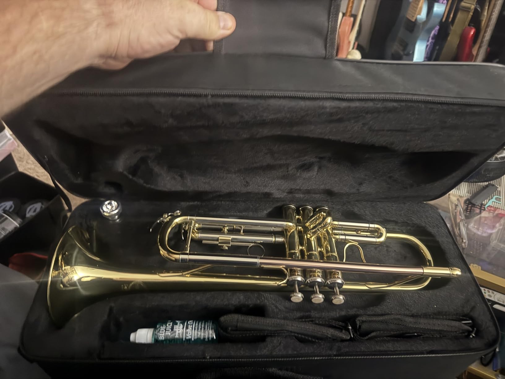 Trumpet Herche Superior Bb Trumpet M1 | Professional Instruments for all levels | MONEL VALVES | Rosebrass/Nickel-Silver/Gold customer photo 1