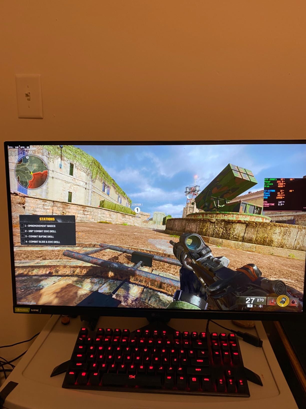 LG 27GP850-B Ultragear Gaming Monitor 27-Inch QHD (2560 x 1440) Nano IPS Display 1ms Response Time 165Hz Refresh Rate NVIDIA G-SYNC Compatible AMD FreeSync Premium Tilt/Height/Pivot Adjustable Stand customer photo 2