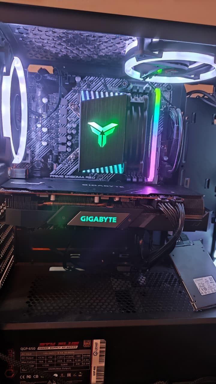 JONSBO CR1400 RGB CPU Air Cooler, 92mm PWM CPU Cooler with 4 Heat Pipes, Removable Computer PC Fans Easy to Install, Quiet Rainbow RGB Cooling for Intel LGA 1851/1700/1200/1151, AMD AM4 AM5 customer photo 1