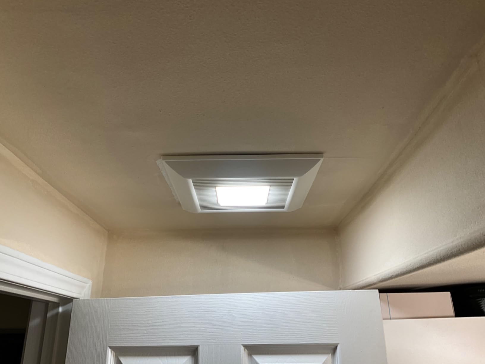 Panasonic WhisperFit Ceiling Mount Bathroom Exhaust Fan with Dimmable LED Light, 50-80-110 CFM customer photo 1