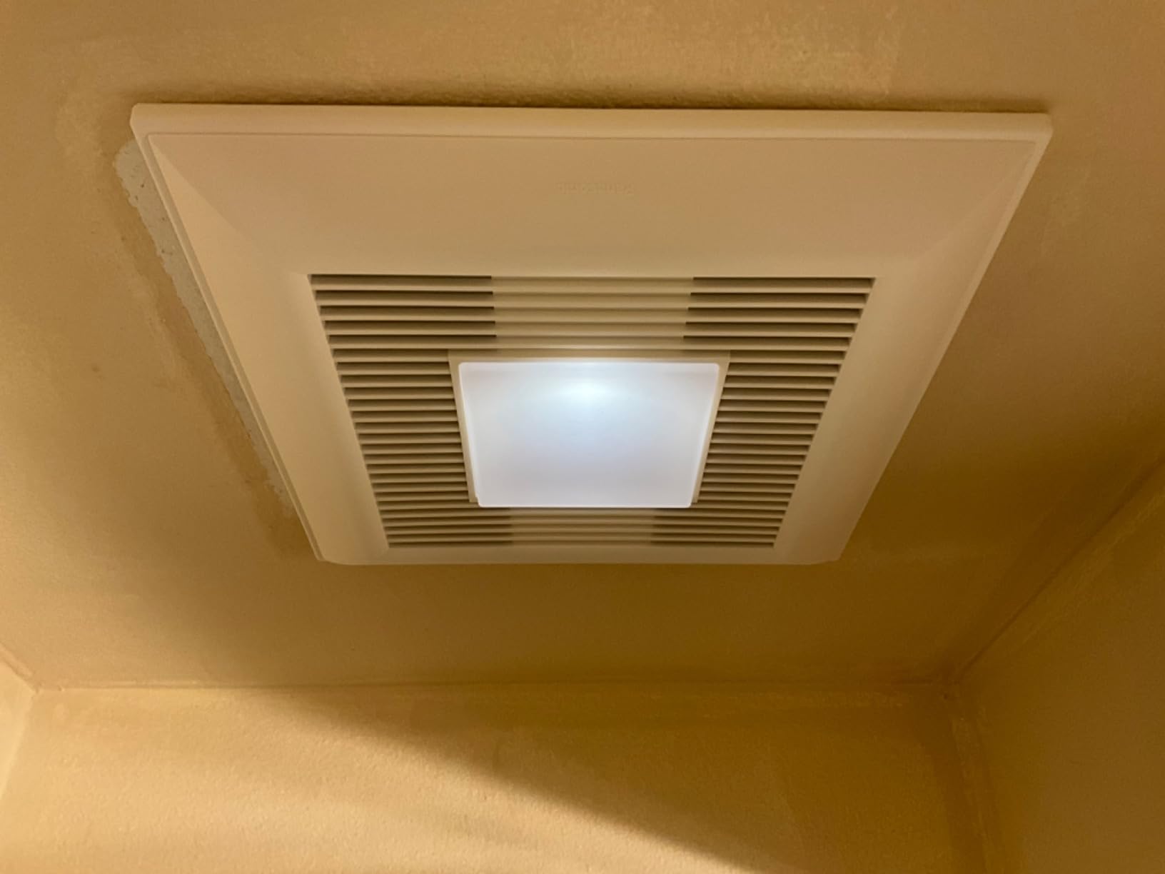 Panasonic WhisperFit Ceiling Mount Bathroom Exhaust Fan with Dimmable LED Light, 50-80-110 CFM customer photo 2
