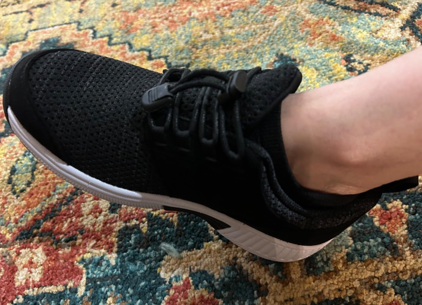 Orthofeet Women's Orthopedic Francis Stretch No-Tie Walking Sneaker customer photo 2