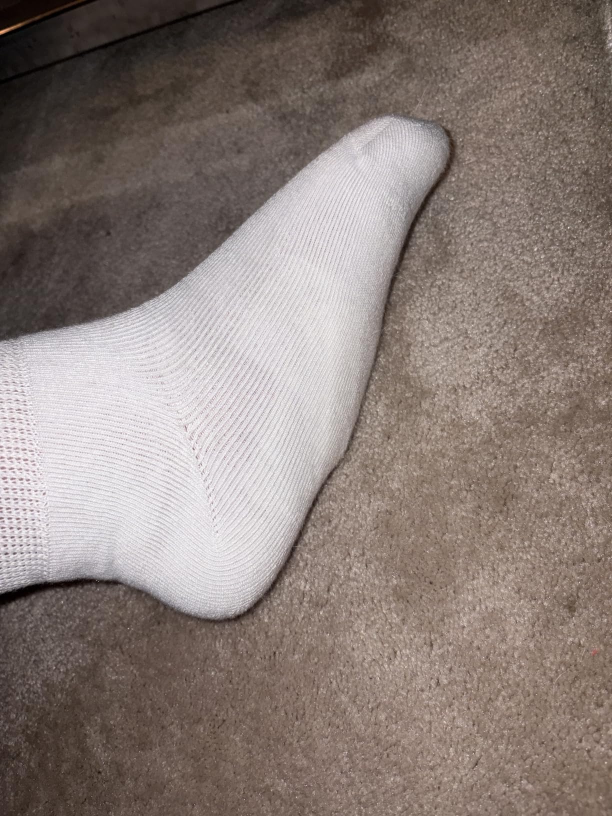 Extra Wide Socks for Lymphedema Swollen Feet Leg, Bariatric Socks, Cast Boot Sock, Diabetic Non Binding Neuropathy Swelling Women Men 2 Pairs customer photo 1