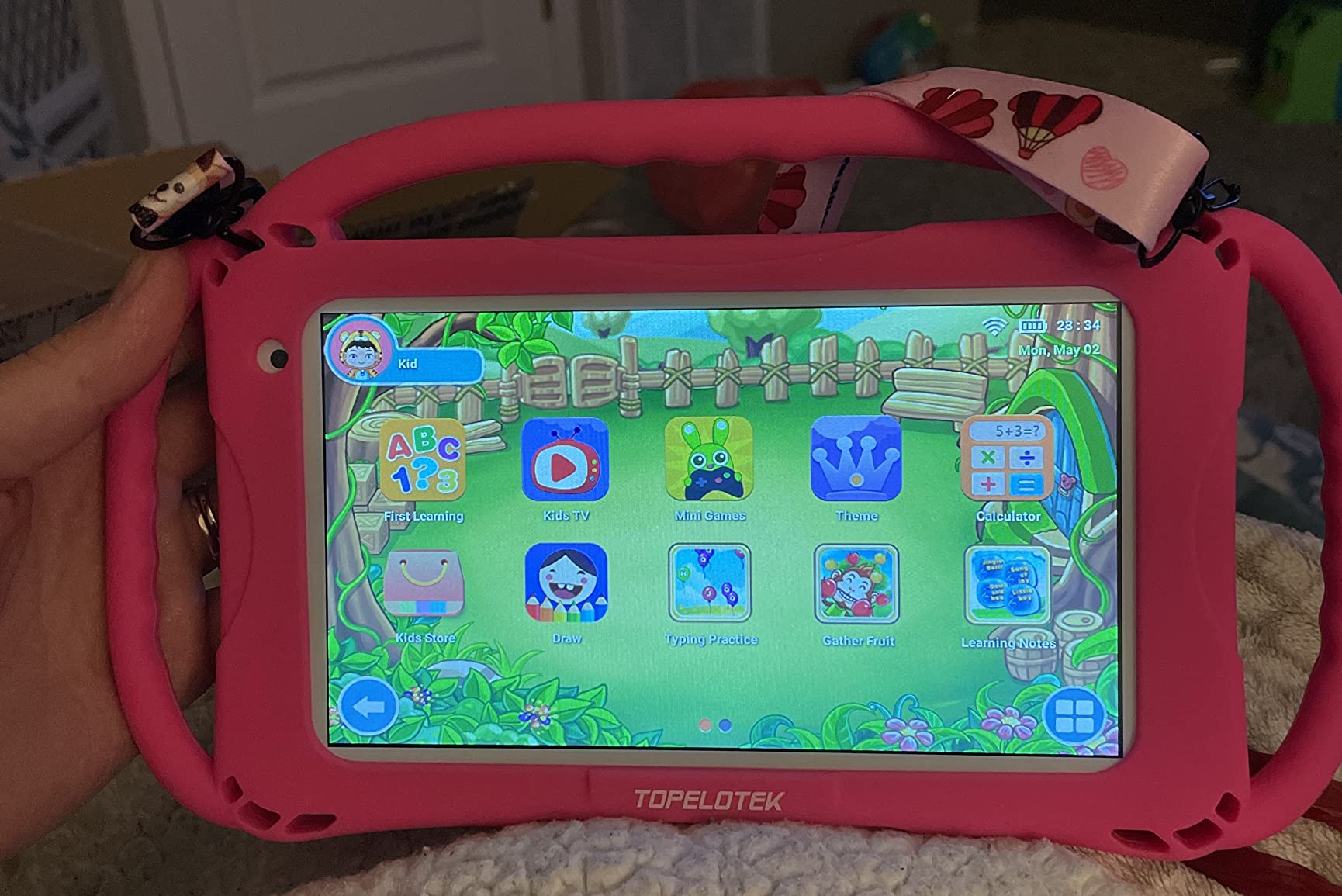 TOPELOTEK Kids Tablet 7inch Tablet for Kids 3-7 with with Case Included, 32GB Storage, Parent Control, Education App, WiFi Camera, Netflix YouTube customer photo 1