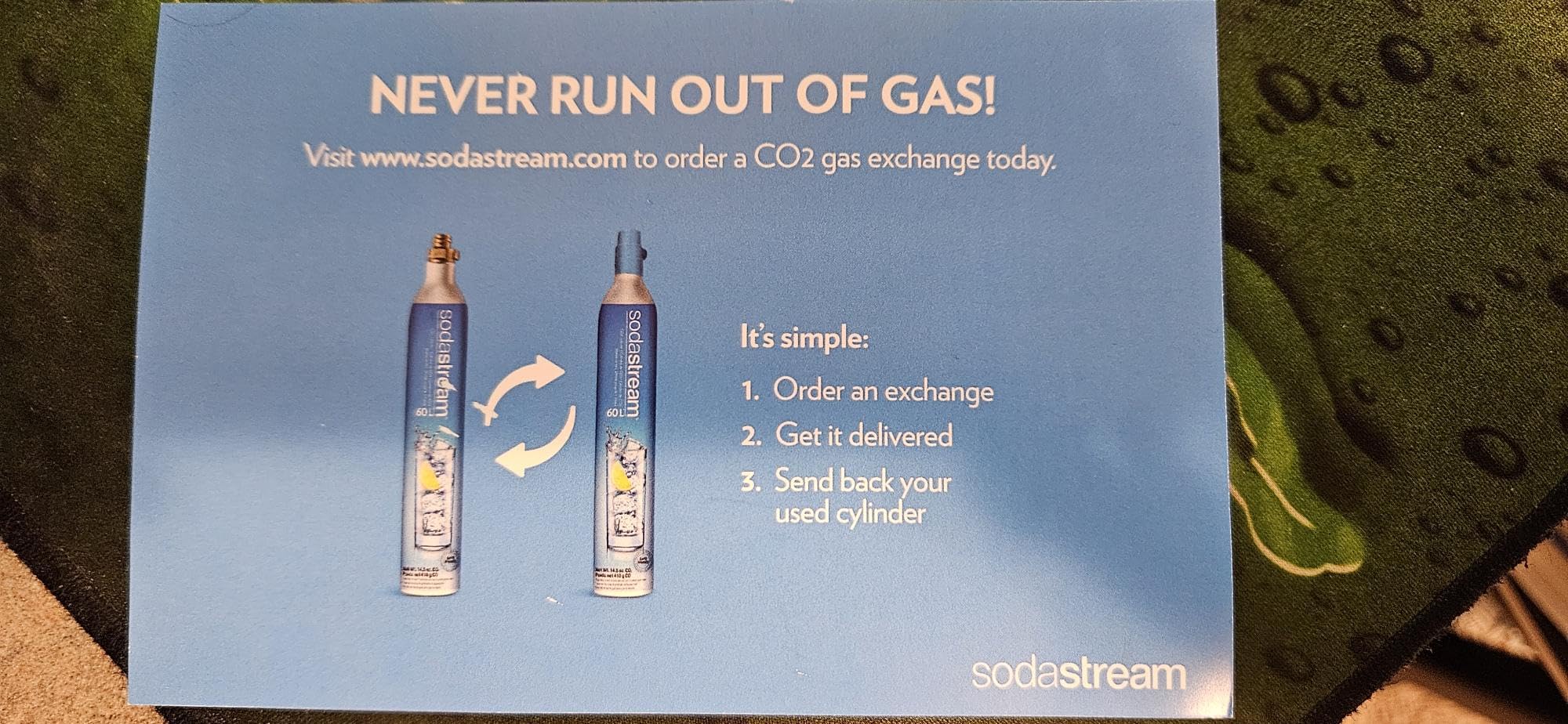 SodaStream Terra Sparkling Water Maker - VALUE BUNDLE - CQC CO2 system - Includes 2x CO2 Cylinders, 3x 32 Fl Oz Dishwasher Safe Bottles, 2x Bubly Flavor Drops - Black customer photo 2