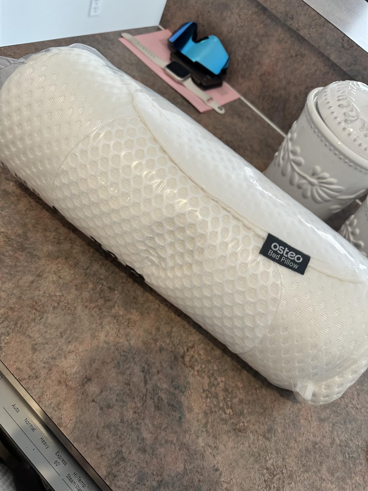 Osteo Cervical Pillow for Neck Pain Relief, Hollow Design Odorless Memory Foam Pillows with Cooling Case, Adjustable Orthopedic Bed Pillow for Sleeping, Support for Side Back Sleepers customer photo 2