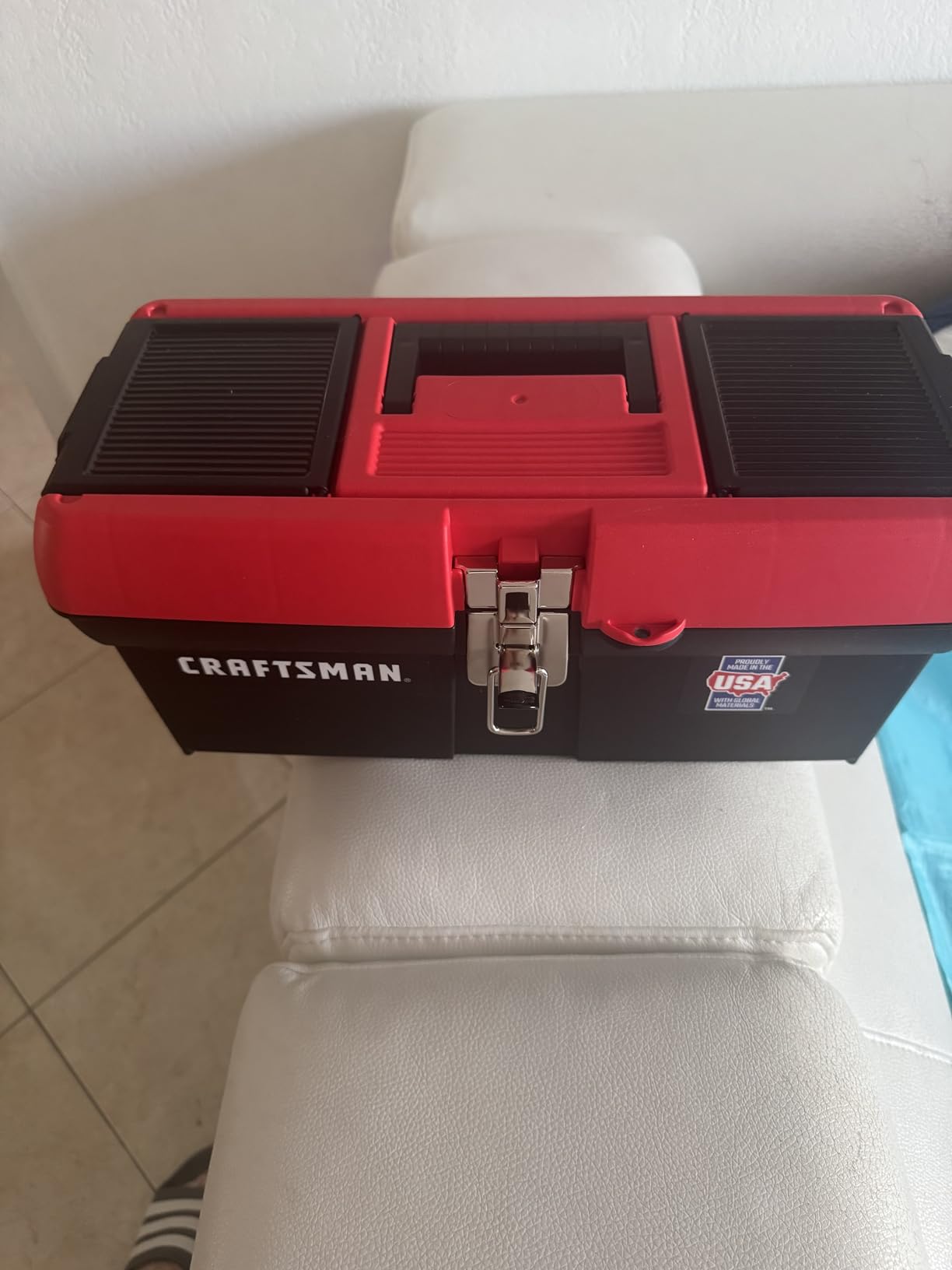 CRAFTSMAN Tool Box, Lockable, 16 in., Red/Black (CMST16901) customer photo 2