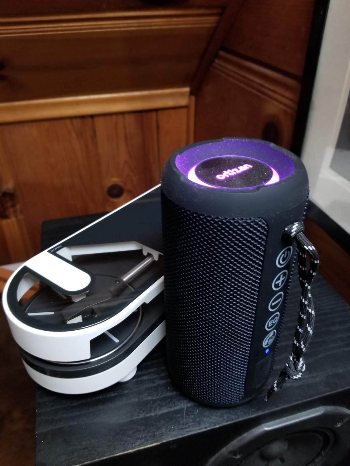 Ortizan Portable Bluetooth Speakers, IPX7 Waterproof Wireless Speaker with 24W Loud Stereo Sound, Outdoor Speaker with Bluetooth 5.3, Deep Bass, RGB Lights, Dual Pairing, 30H Playtime for Home, Party customer photo 1