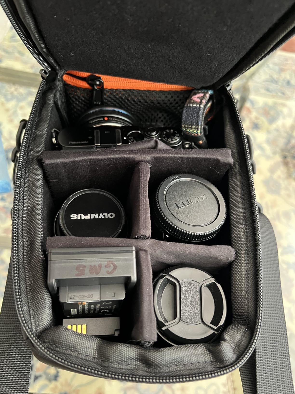 S-ZONE Camera Insert Bag Waterproof Lens Cube Case Compatible with Nikon Canon customer photo 2