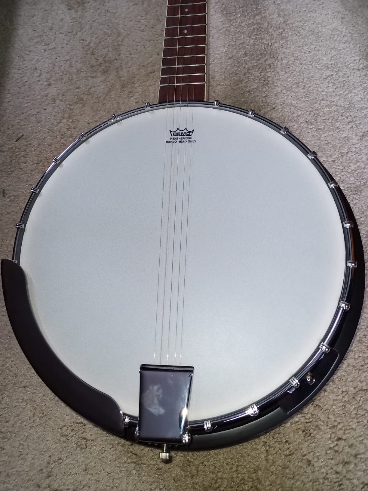Vangoa Banjo 5 String Beginner Full Size Kit, Remo Head 24 Bracket Open Back Banjo Set with Resonator for Starter Adult Youth Teen customer photo 1