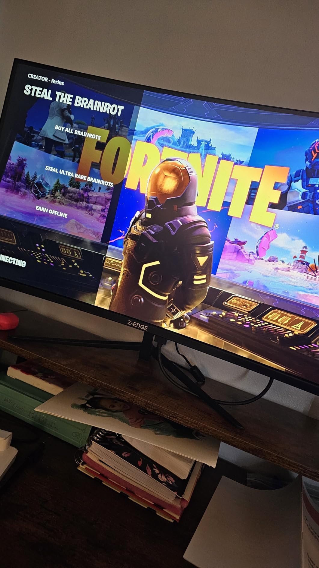 Z-Edge 27 inch Curved Gaming Monitor, FHD 1080P 240Hz 280Hz Curved 1500R Computer Monitor, Fast MPRT 1ms, FreeSync, Low Blue Light, 350nits, 16.7M Colors, 4000:1 Contrast, UG27P 2X DP and 2X HDMI customer photo 1
