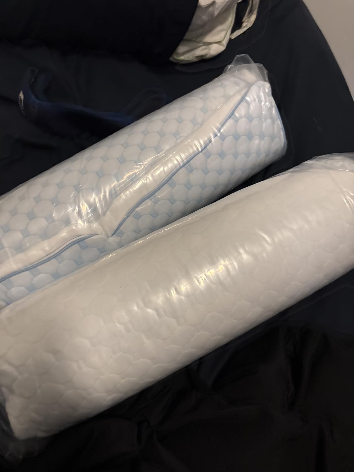 OSBED Cooling Adjustable Shredded Memory Foam Pillows Queen Size Set of 2 customer photo 1