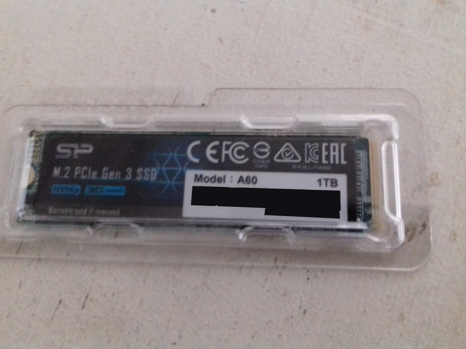 Silicon Power 128GB NVMe M.2 PCIe Gen3x4 2280 SSD (SP128GBP34A60M28) customer photo 1