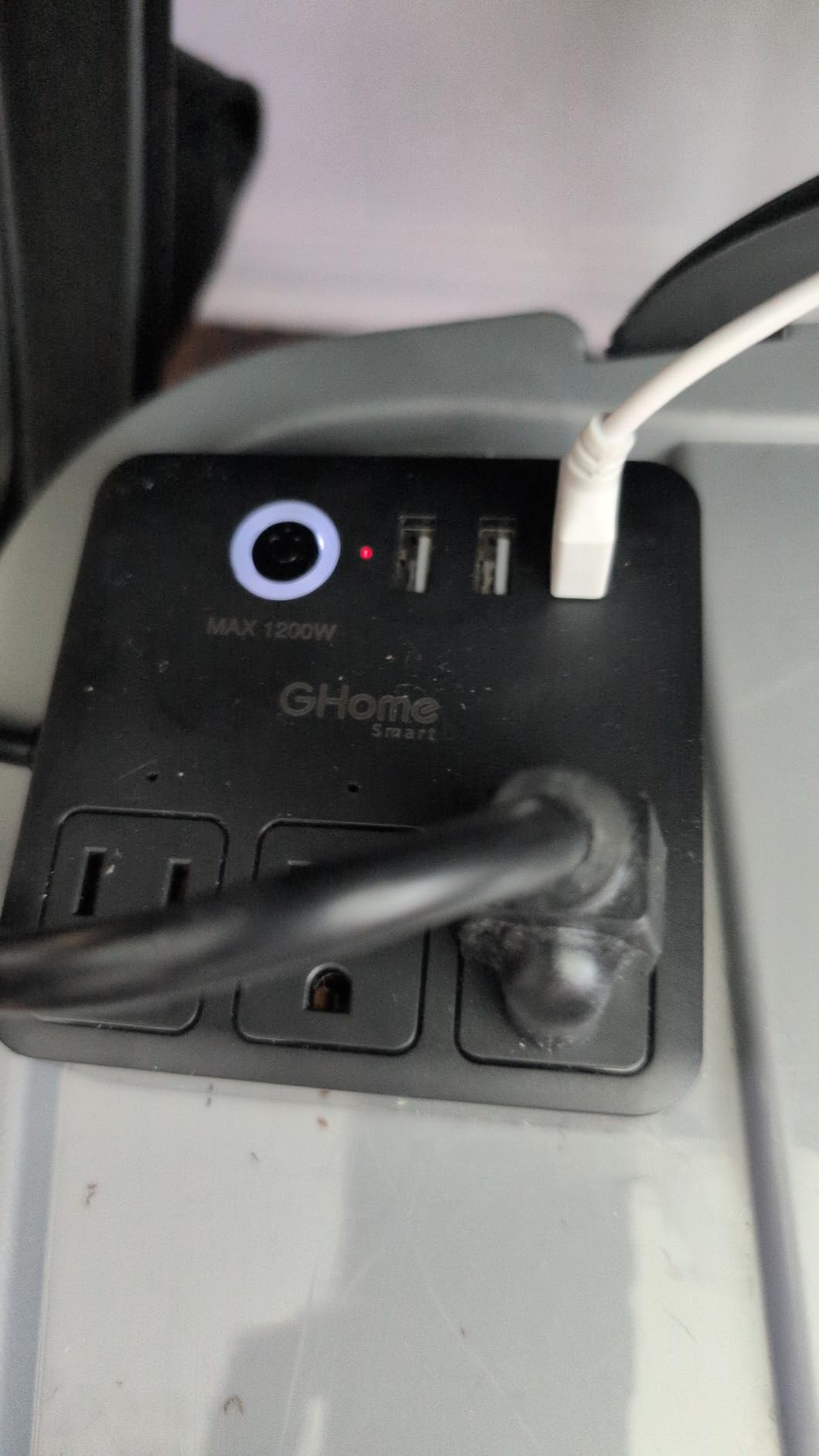 GHome Smart Power Strip Surge Protector, Smart Plug that Works with Alexa & Google Home, 6 in 1 WiFi Outlets with APP Control customer photo 1