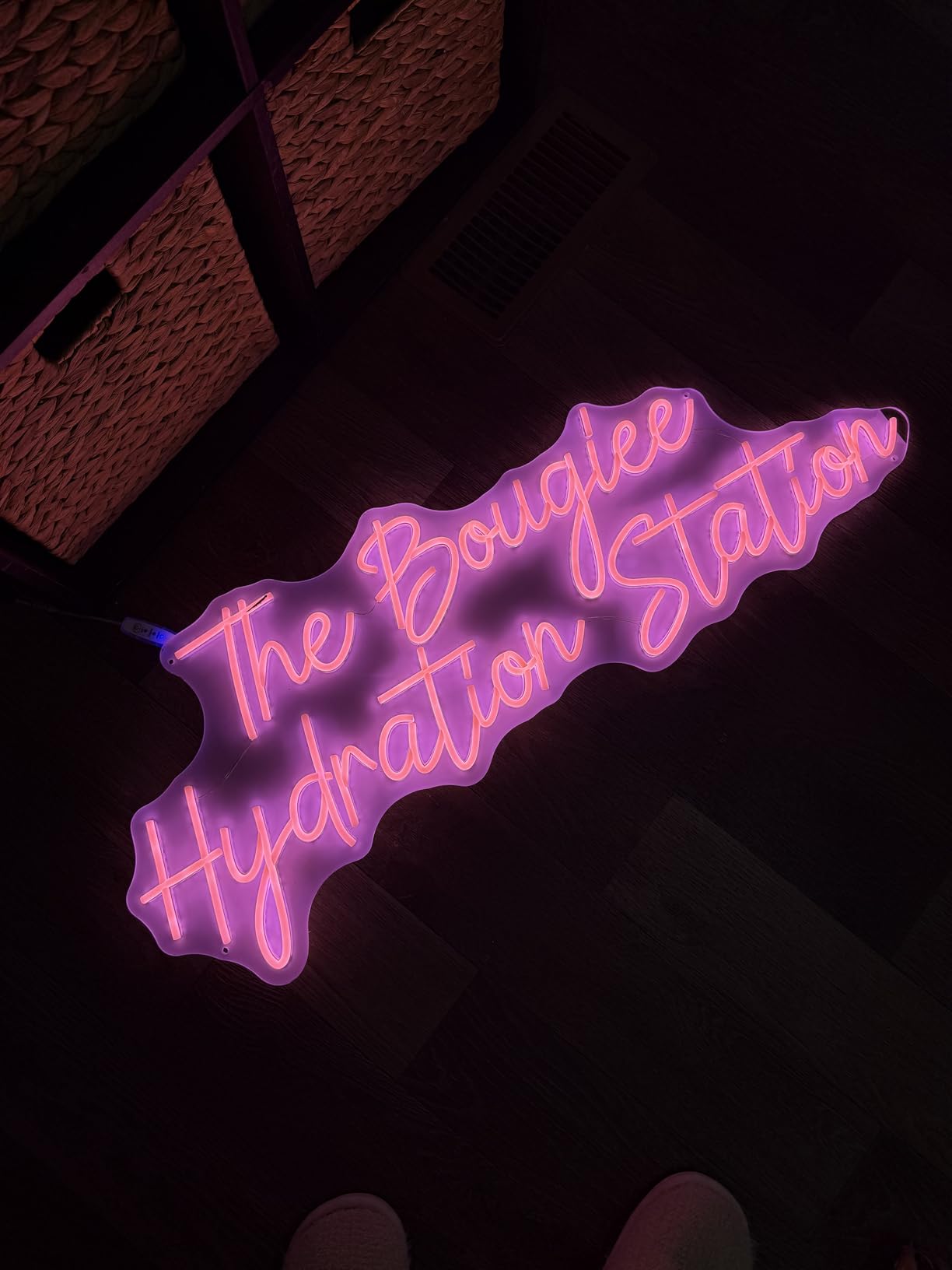 Custom Neon Signs for Wall Decor, Personalized LED Name Signs Neon Light for Bedroom Large Wedding Birthday Business Customizable Light up Sign Pink Sign Boy Girl Decoration customer photo 1