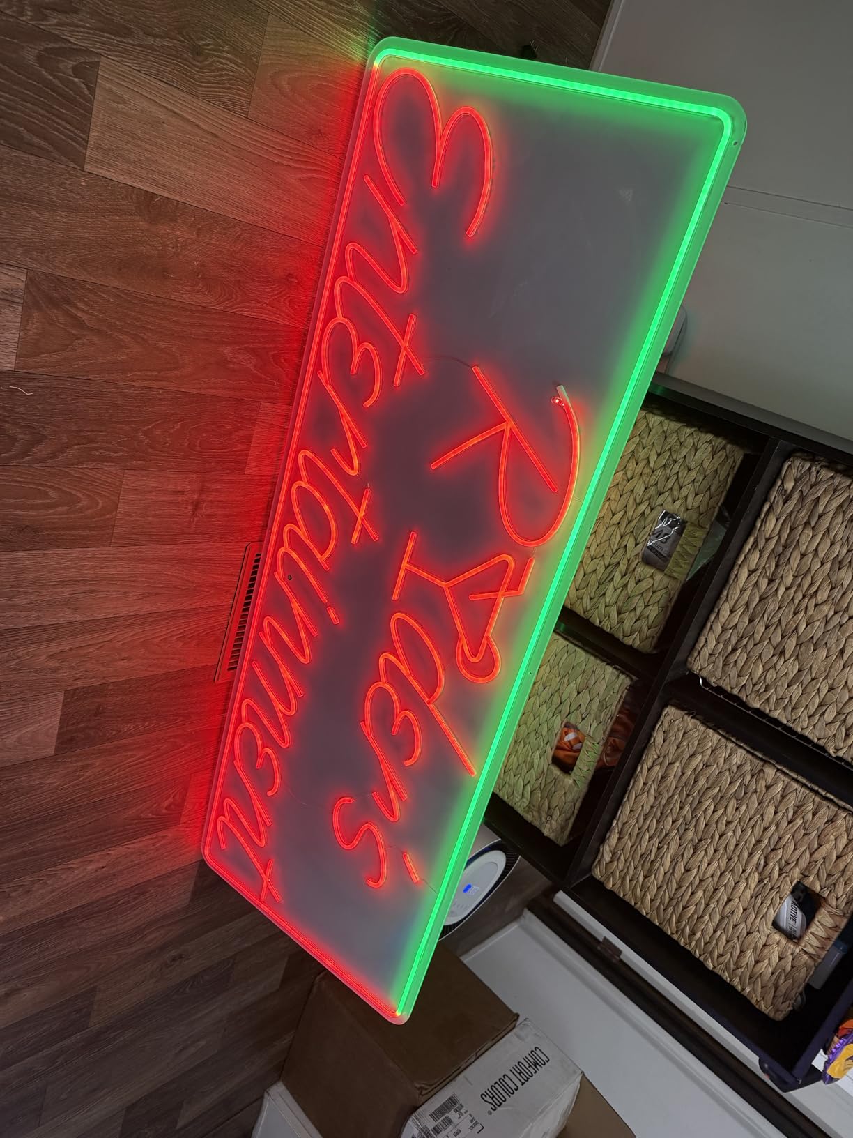 Custom Neon Signs for Wall Decor, Personalized LED Name Signs Neon Light for Bedroom Large Wedding Birthday Business Customizable Light up Sign Pink Sign Boy Girl Decoration customer photo 2