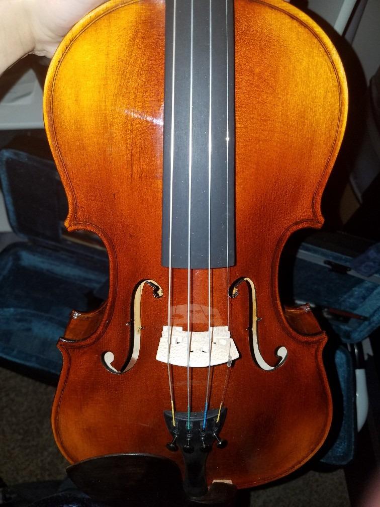 AW Solid Wood Violin 4/4 Full Set with Case & Bow Rosin Shoulder Rest Fiddle Matte Stradivari Copy Style for Beginner Student Adults Starter Kit customer photo 2