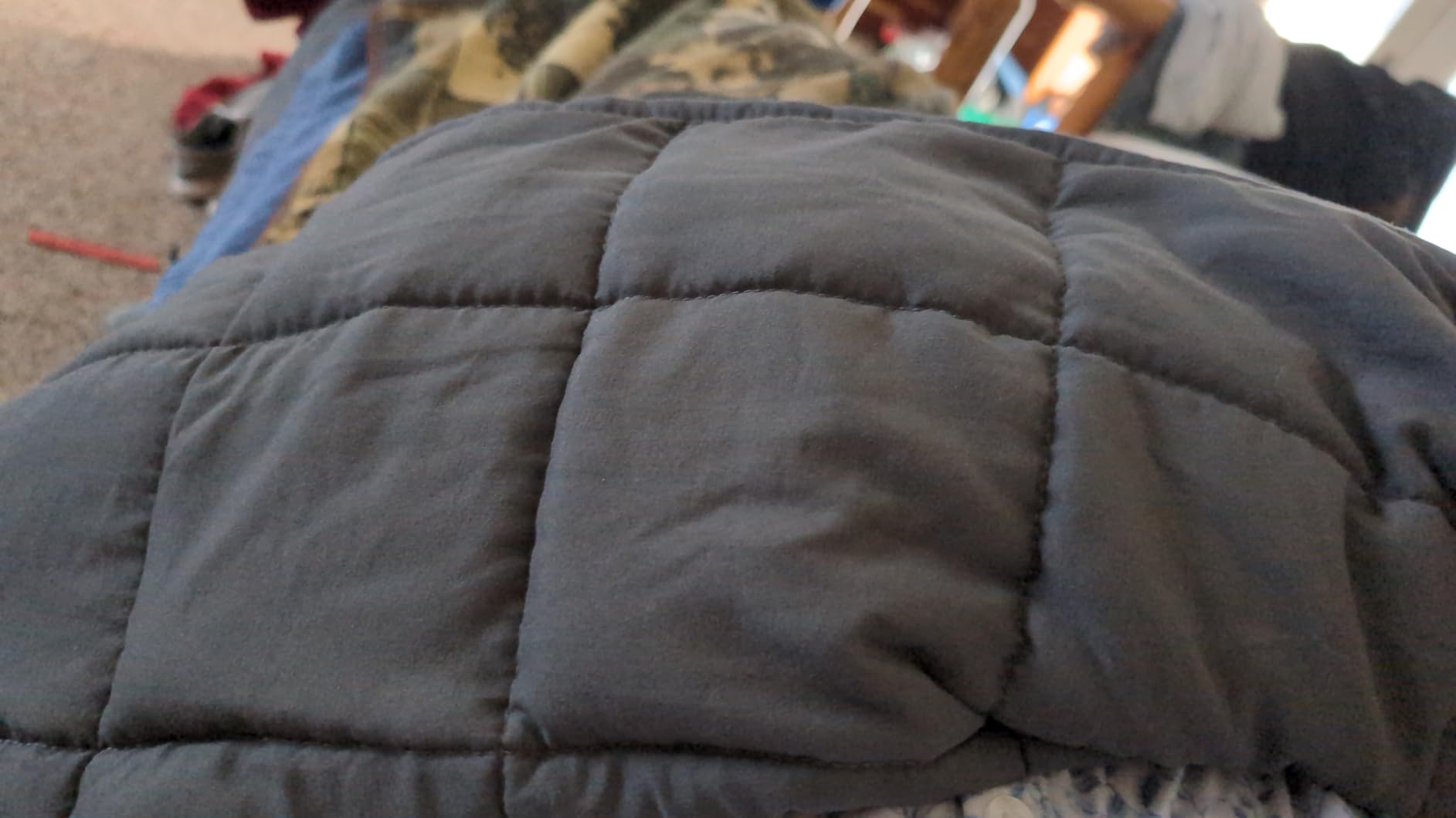 Topcee Weighted Blanket (20lbs 60x80 Queen Size) Cooling Breathable Heavy Blanket with Glass Beads customer photo 1