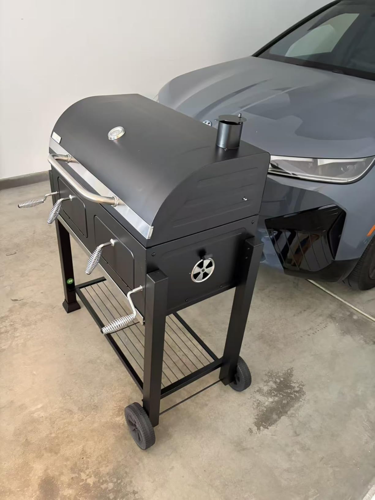 Captiva Designs Extra Large Charcoal BBQ Grill with Oversize Cooking Area(794 SQIN), Outdoor Cooking Grill with 2 Individual Lifting Charcoal Trays and 2 Foldable Side Tables customer photo 2