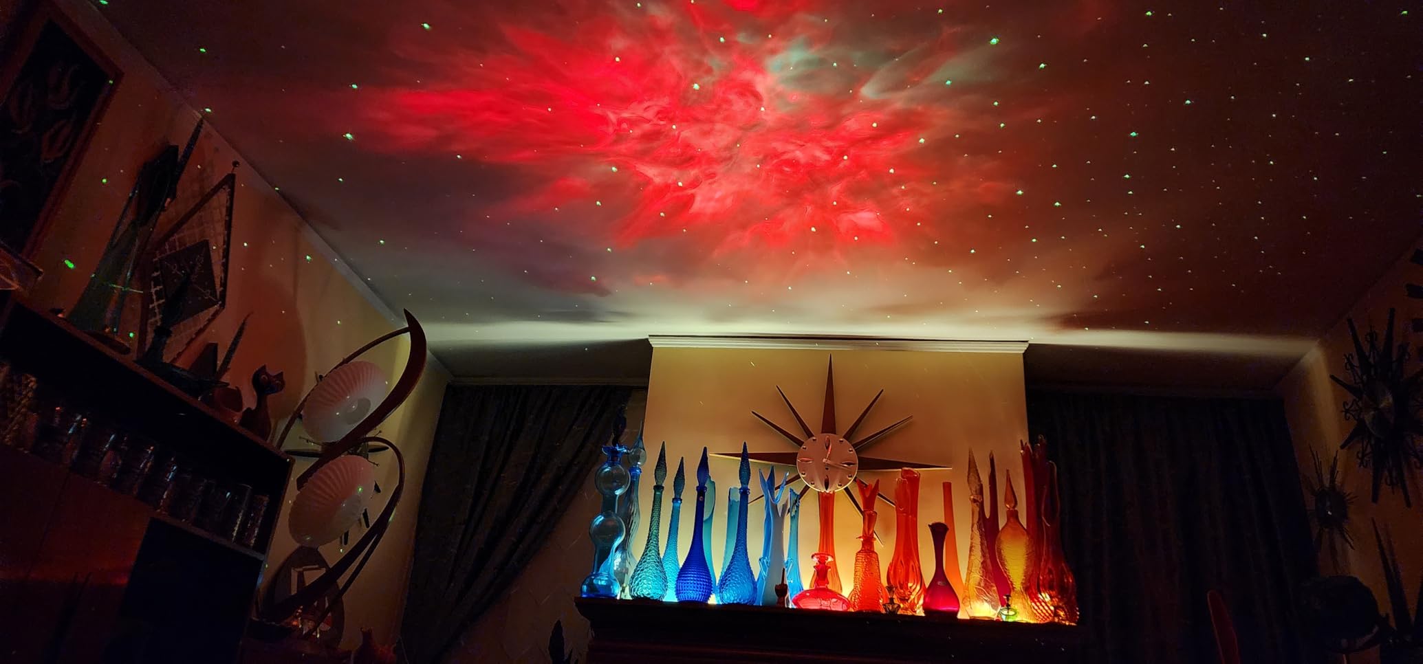 SFOUR Astronaut Galaxy Projector, Star Projector Night Light with Remote Control & Timer, 360 Rotatable Head, 8 Nebula Effects, Adjustable Brightness for Kids Bedroom customer photo 1