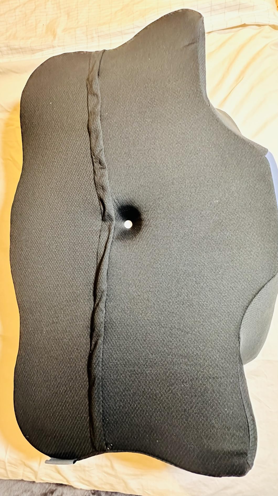 DONAMA Cervical Pillow for Neck and Shoulder, Contour Memory Foam Pillow, Ergonomic Neck Support Pillow for Side Back Stomach Sleepers with Pillowcase customer photo 1