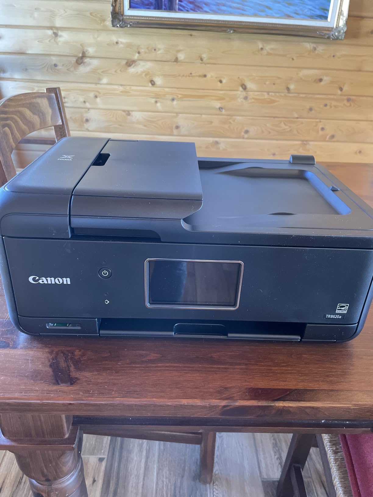 Canon PIXMA TR8620a All-in-One Printer Home Office | Copier | Scanner | Fax | Auto Document Feeder | Photo, Document | Airprint, Android, Black customer photo 1