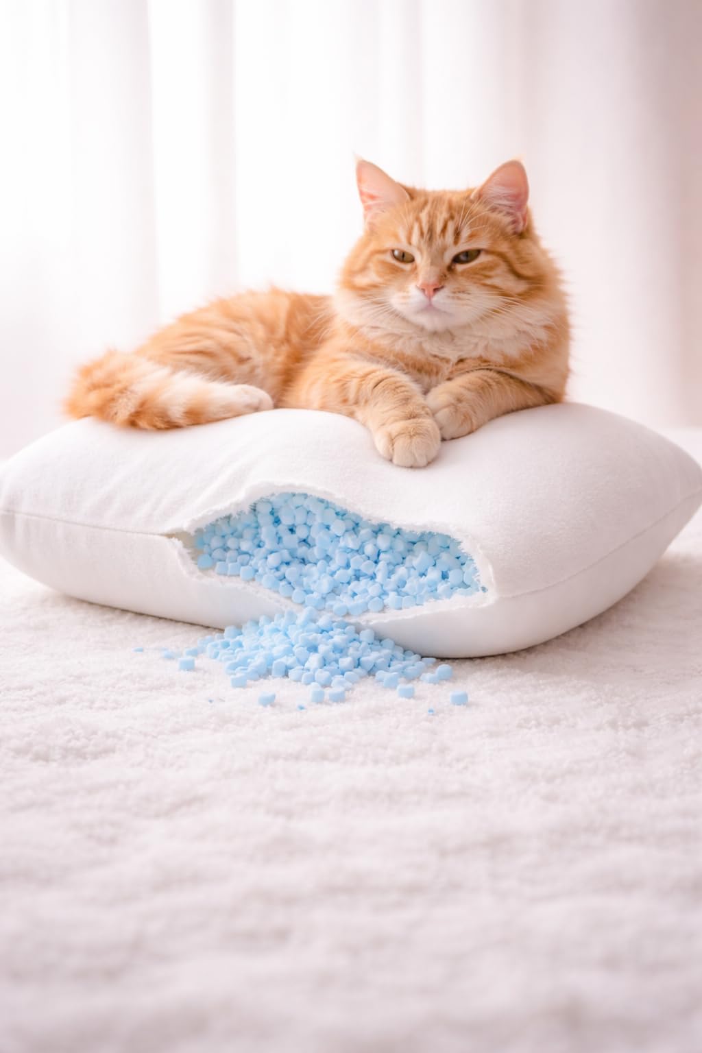 BETU Cooling Pillow Queen Size, Shredded Memory Foam Cool Pillow for Hot Sleepers customer photo 1