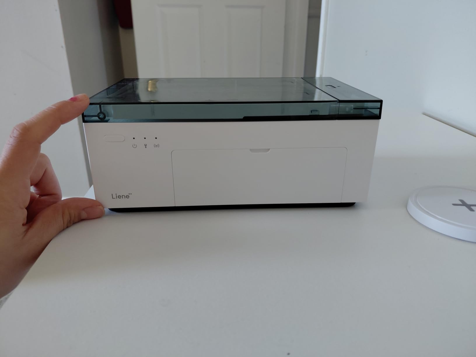 Liene M100 4x6 Photo Printer - Phone Printer with 100 Sheets & 3 Cartridges - Full-Color Photo - Portable Instant Photo Printer for iPhone Android - Thermal Dye Sublimation - Wi-Fi customer photo 1