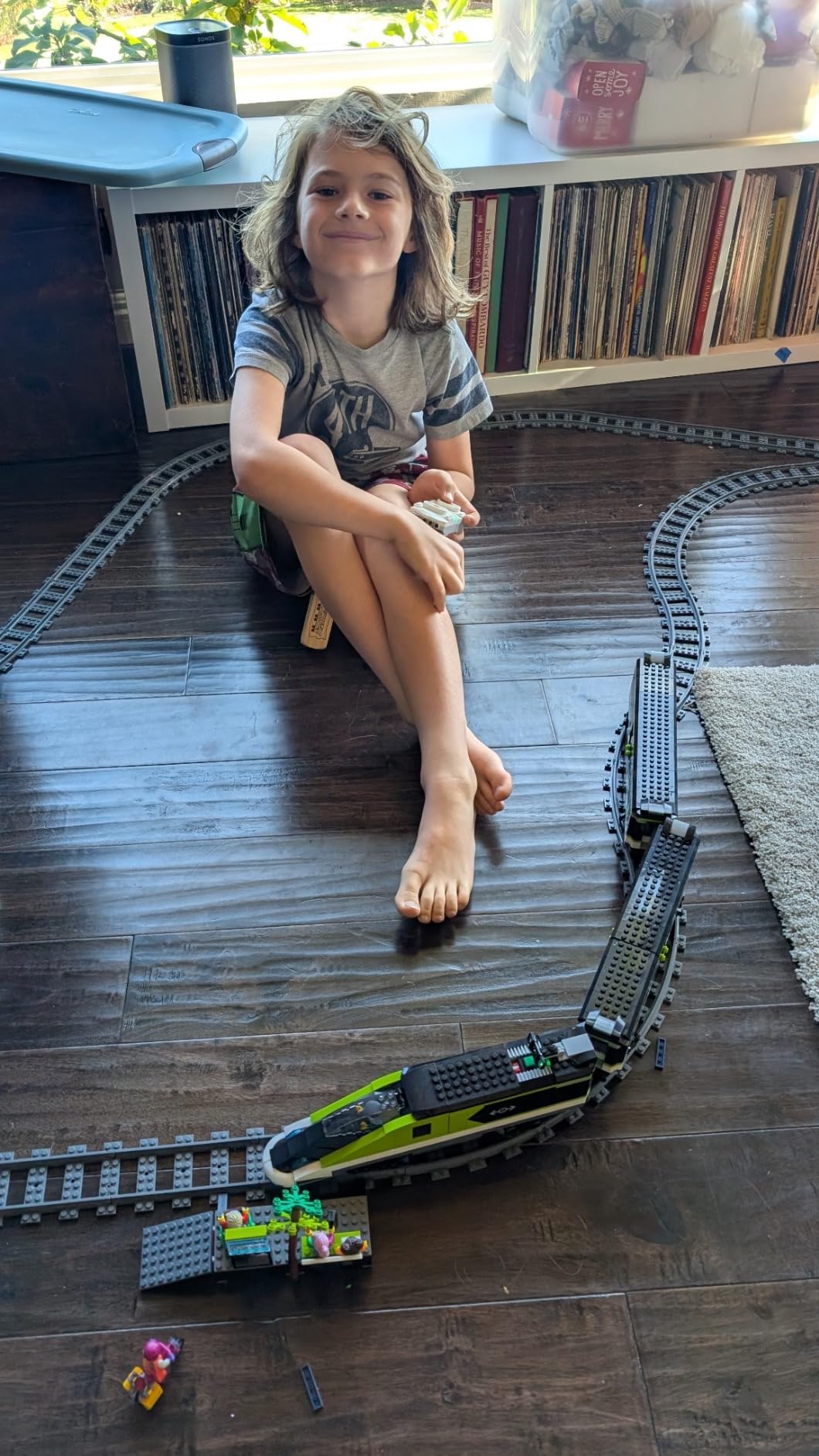LEGO City Express Passenger Train Set - Remote Controlled Train Toy W/Working Headlights, 2 Coaches & 24 Track Pieces - Building Set Gift Idea for Kids, Boys & Girls, Ages 7+ - 60337 customer photo 1