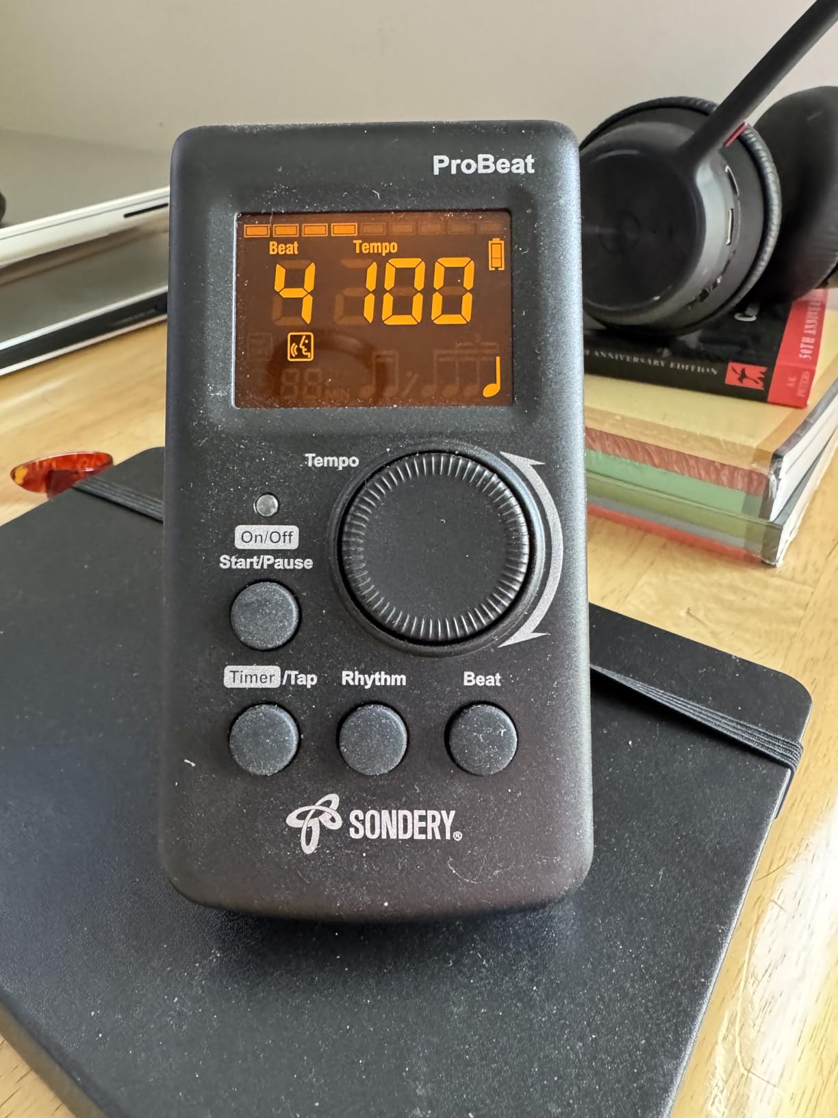 Sondery Digital Metronome Rechargeable English Vocal Counting customer photo 1