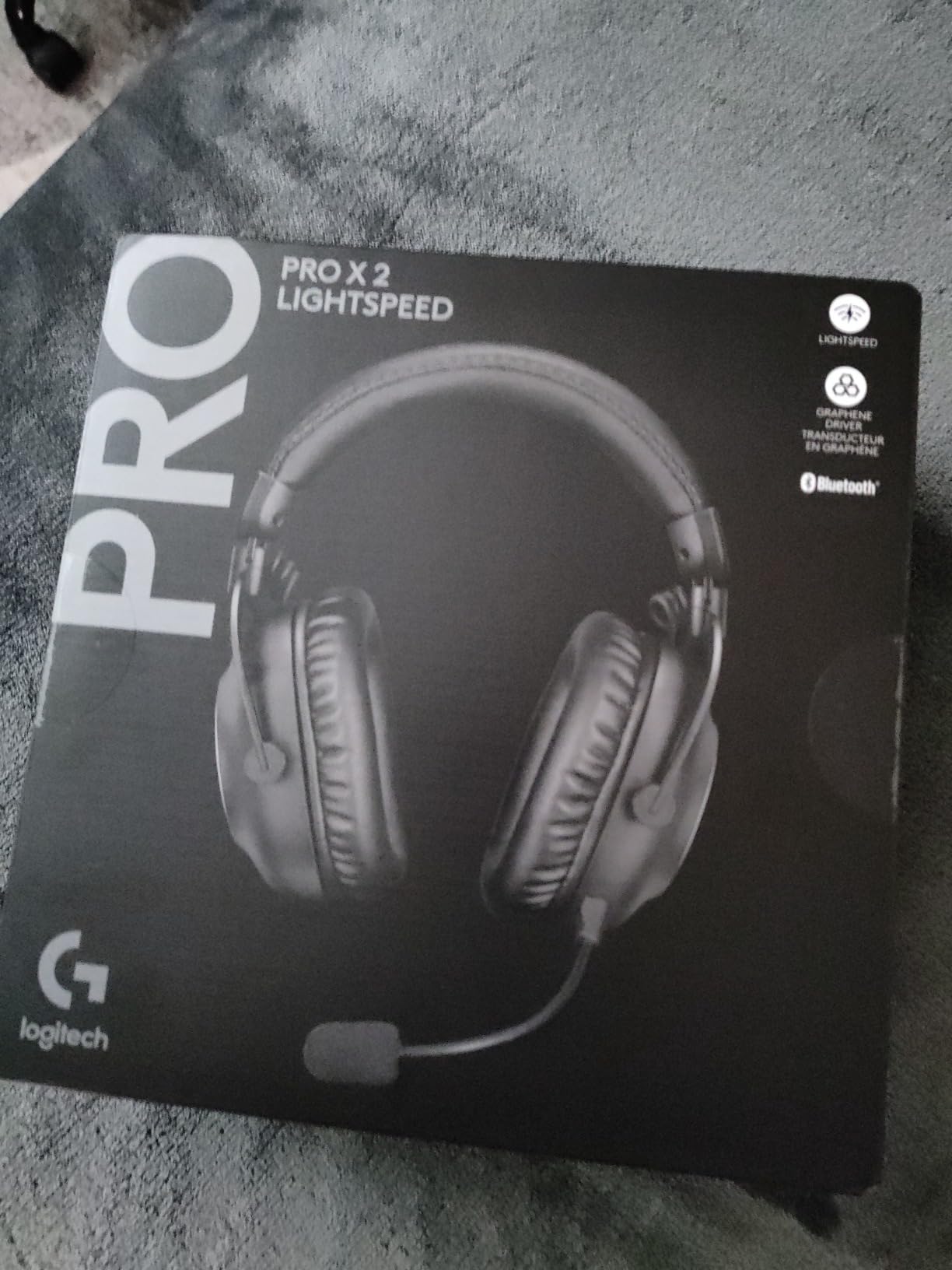 PRO X 2 Lightspeed Wireless Gaming Headset, Detachable Boom Mic, 50mm Graphene Drivers, DTS:X Headphone 2.0 7.1 Surround, Bluetooth/USB/3.5mm Aux, for PC, PS5, PS4, Nintendo Switch - Black customer photo 1
