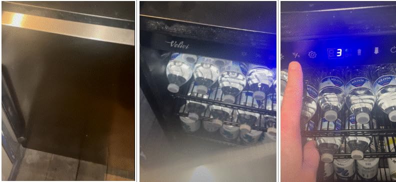 Wine Cooler Refrigerator, 179 Bottles Professional Wine Fridge with Powerful Compressor, Quiet Operation and Elegant Design for Wine Lovers customer photo 1