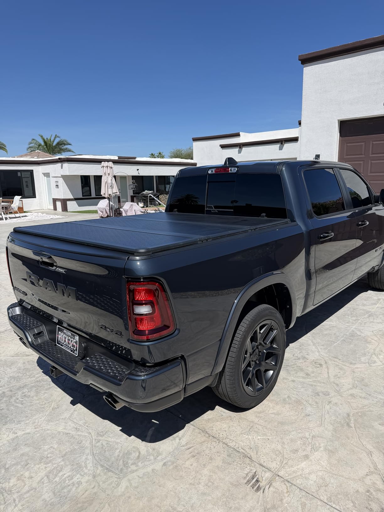 Hard Folding Truck Bed Tonneau Cover|HTF011|Fits 2009-2026 Dodge Ram 1500 5' 7