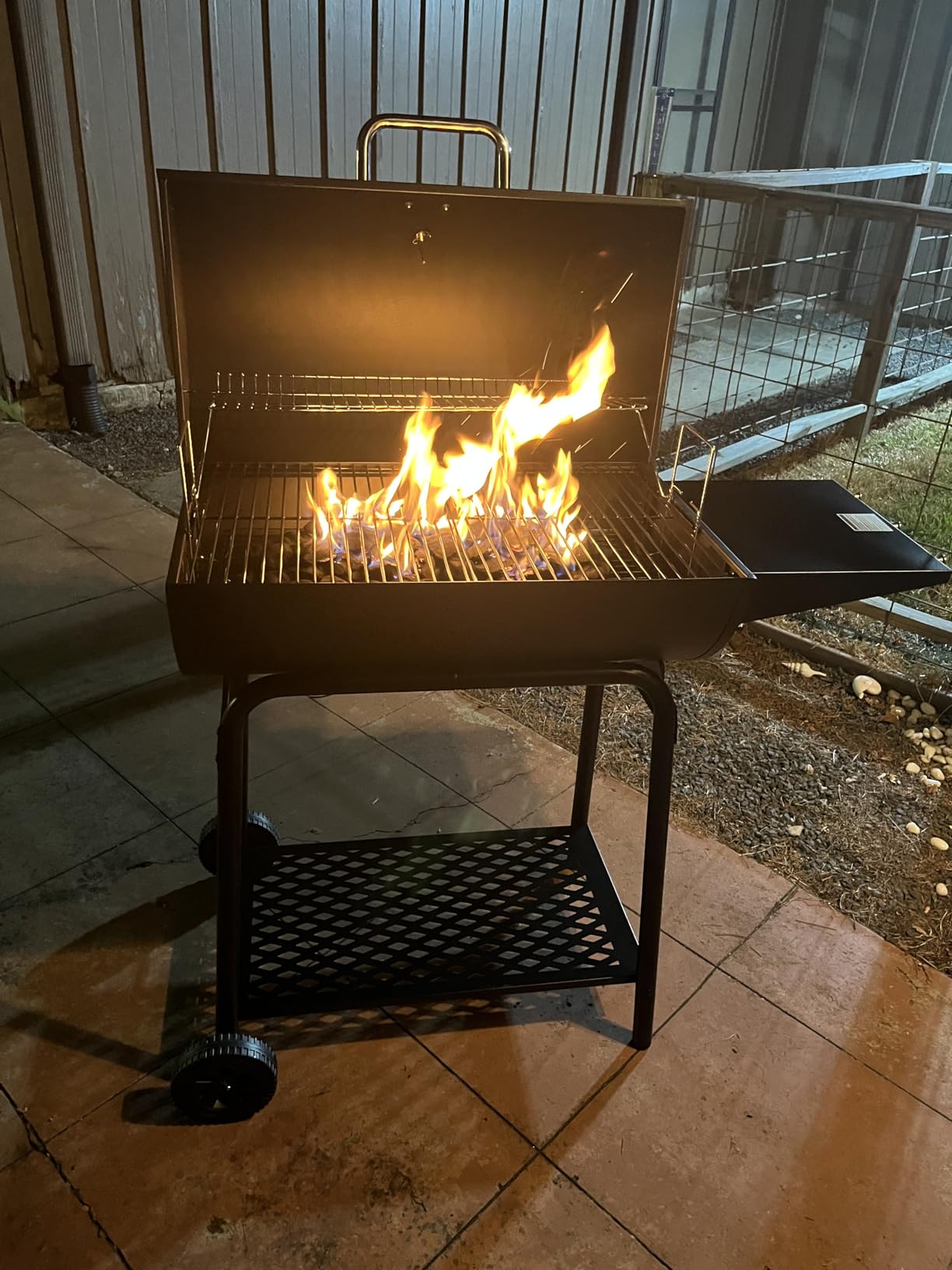 Royal Gourmet CC1830 28 Inch Barrel Charcoal Grill with Warming Rack, 626 Sq. In. customer photo 2