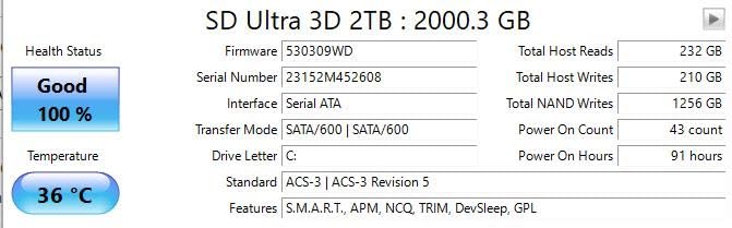 SANDISK Ultra 3D NAND 1TB Internal SSD - SATA III 6 Gb/s, 2.5 Inch /7 mm, Up to 560 MB/s - SDSSDH3-1T00-G26 customer photo 2