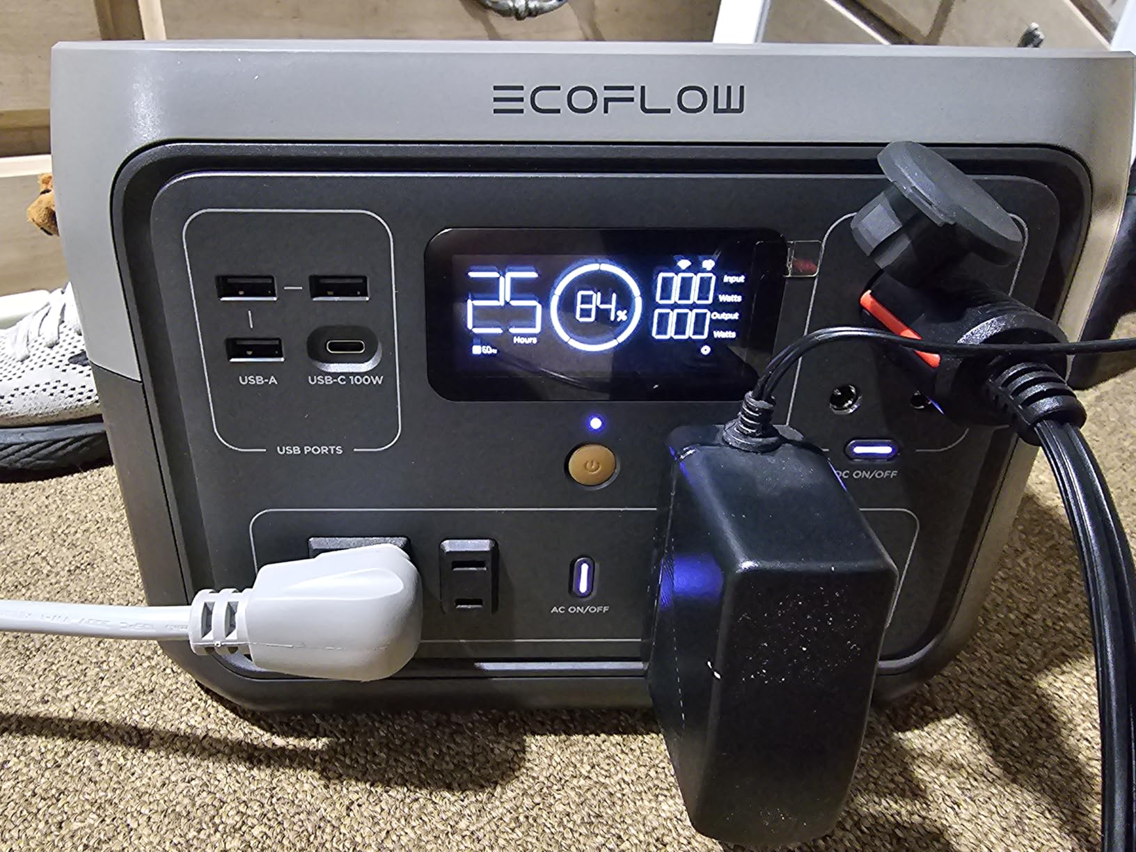EF ECOFLOW Portable Power Station RIVER 2 Max, 512Wh LiFePO4 Battery/ 1 Hour Fast Charging, Up To 1000W Output Solar Generator customer photo 1