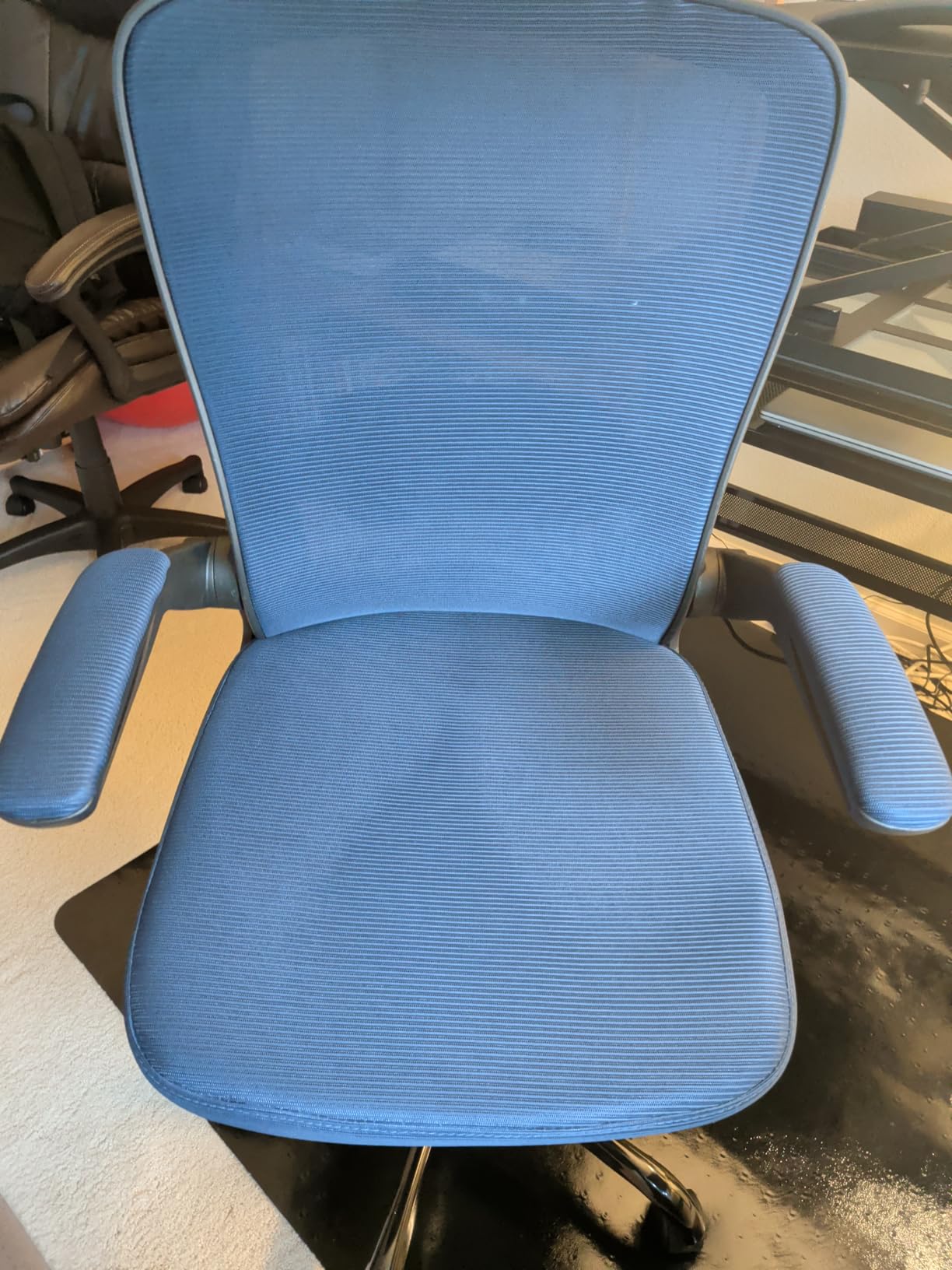 FelixKing Office Chair, Ergonomic Desk Chair Breathable Mesh Chairs Adjustable High Back Lumbar Support Flip-up Armrests customer photo 1